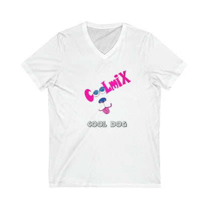 Unisex Jersey Short Sleeve V-Neck Tee