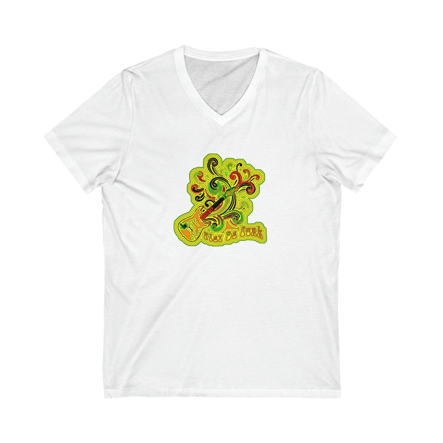 Unisex Jersey Short Sleeve V-Neck Tee