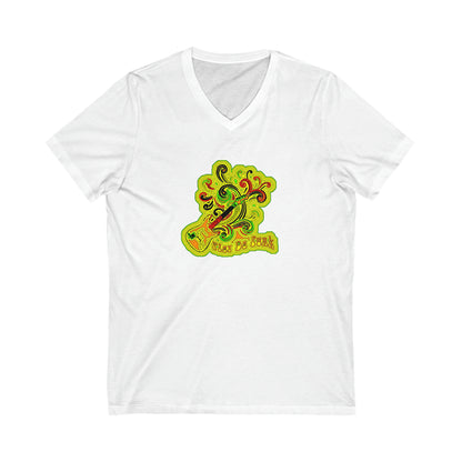 Unisex Jersey Short Sleeve V-Neck Tee