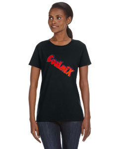 Ladies scoop neck Coolmix Logo T Shirt.